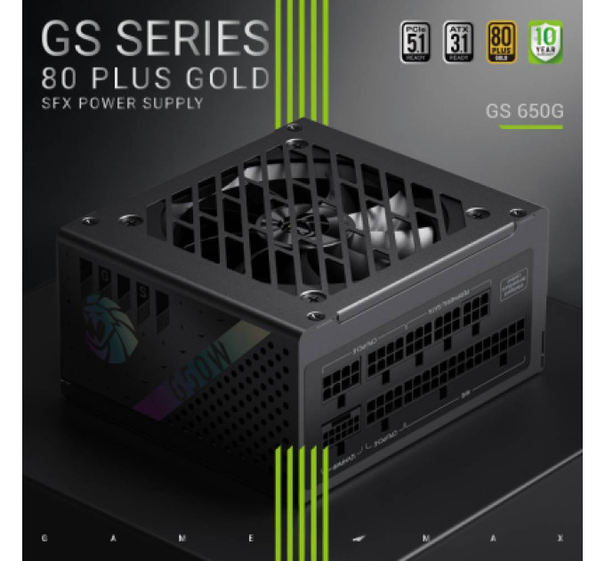 Gamemax Блок живлення Gamemax 650W (GS 650G V25)