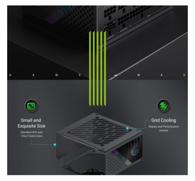 Gamemax Блок живлення Gamemax 650W (GS 650G V25)