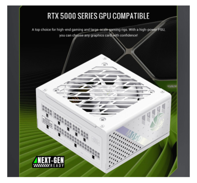 Gamemax Блок живлення Gamemax 650W (GS 650G WH V25)
