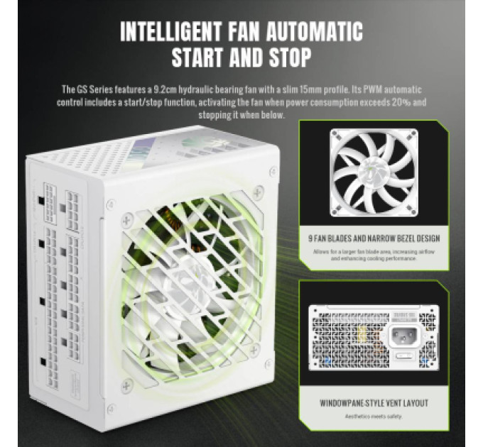 Gamemax Блок живлення Gamemax 650W (GS 650G WH V25)
