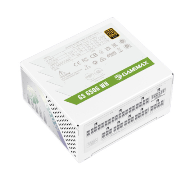 Gamemax Блок живлення Gamemax 650W (GS 650G WH V25)