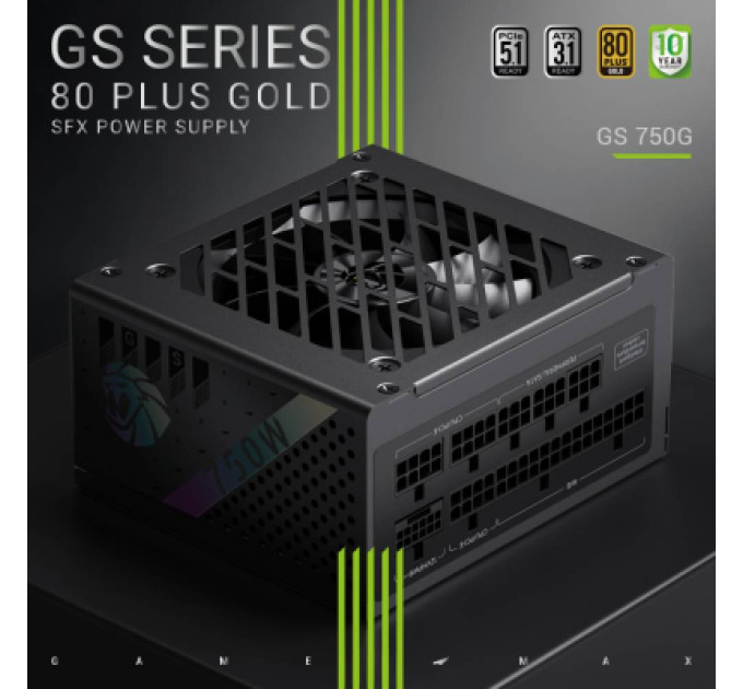 Gamemax Блок живлення Gamemax 750W (GS 750G V25)