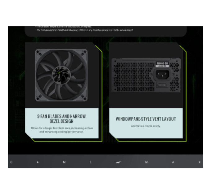 Gamemax Блок живлення Gamemax 750W (GS 750G V25)