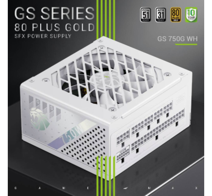 Gamemax Блок живлення Gamemax 750W (GS 750G WH V25)