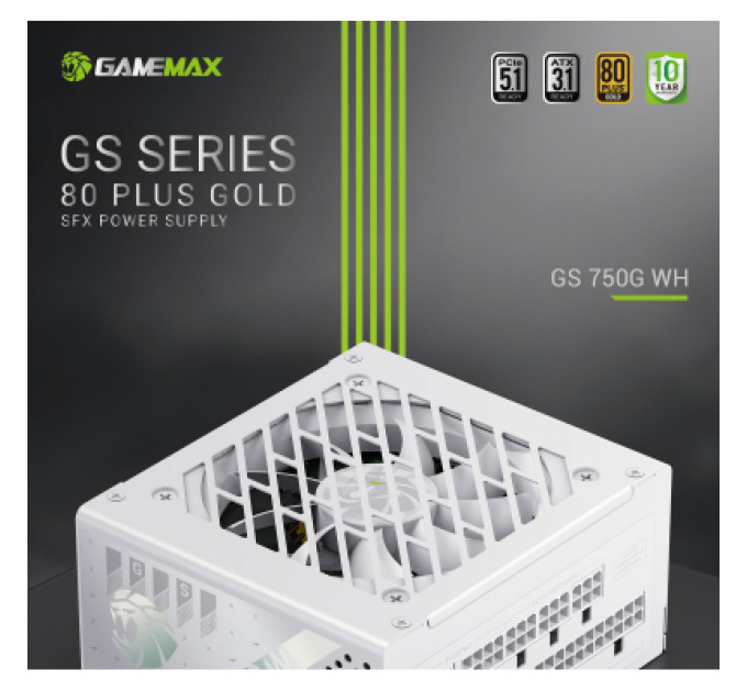 Gamemax Блок живлення Gamemax 750W (GS 750G WH V25)
