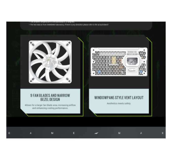 Gamemax Блок живлення Gamemax 750W (GS 750G WH V25)