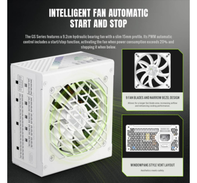 Gamemax Блок живлення Gamemax 750W (GS 750G WH V25)