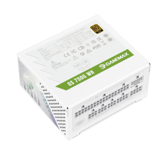 Gamemax Блок живлення Gamemax 750W (GS 750G WH V25)