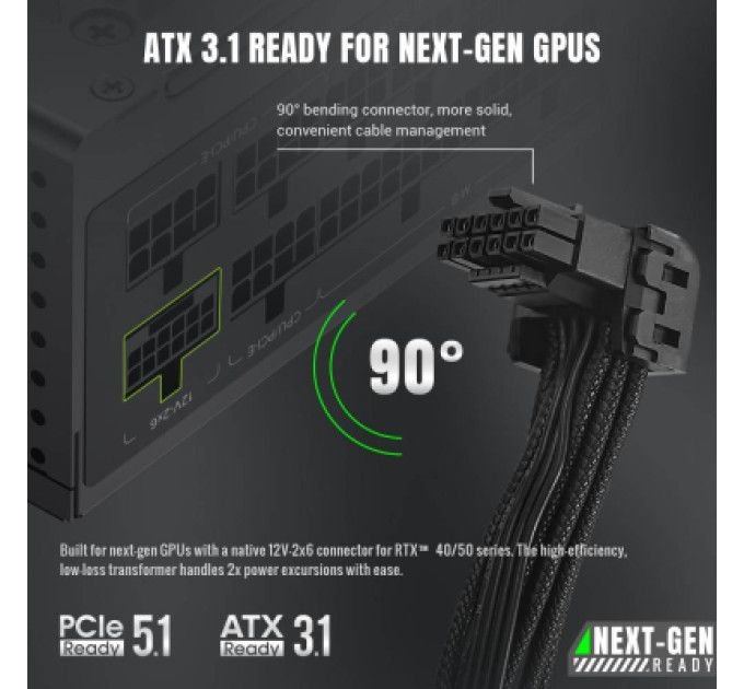 Gamemax Блок живлення Gamemax 850W (GS 850G V25)