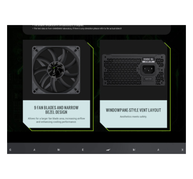 Gamemax Блок живлення Gamemax 850W (GS 850G V25)
