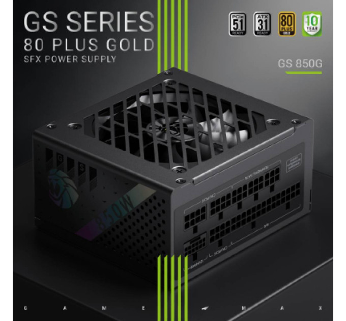 Gamemax Блок живлення Gamemax 850W (GS 850G V25)