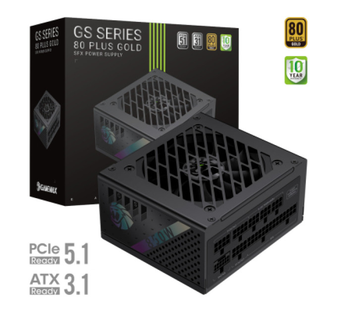 Gamemax Блок живлення Gamemax 850W (GS 850G V25)