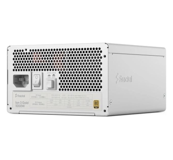 Fractal Design Блок живлення Fractal Design 1000W Ion 3 Gold (FD-P-IA3G-101-EU-WT)