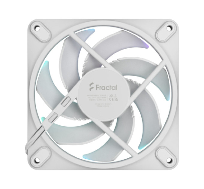 Fractal Design Кулер до корпусу Fractal Design Momentum 12 RGB White (FD-F-MR1-1202)