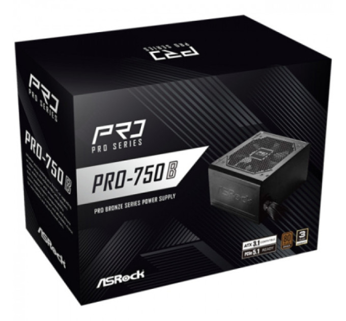 ASRock Блок живлення ASRock 750W (PRO-750B)