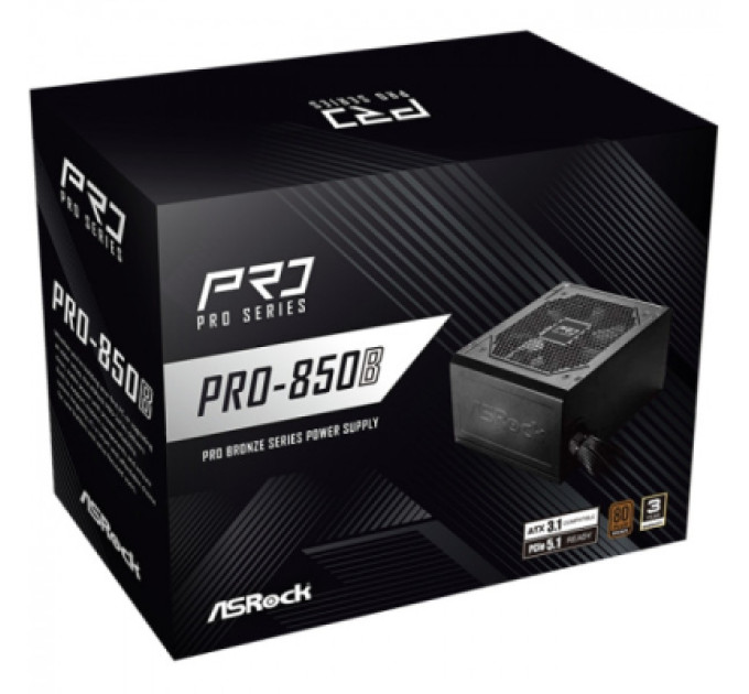 ASRock Блок живлення ASRock 850W (PRO-850B)