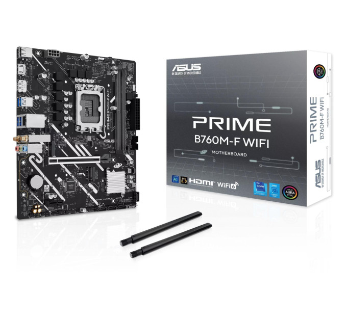 ASUS Материнська плата Asus Prime B760M-F WiFi Socket 1700