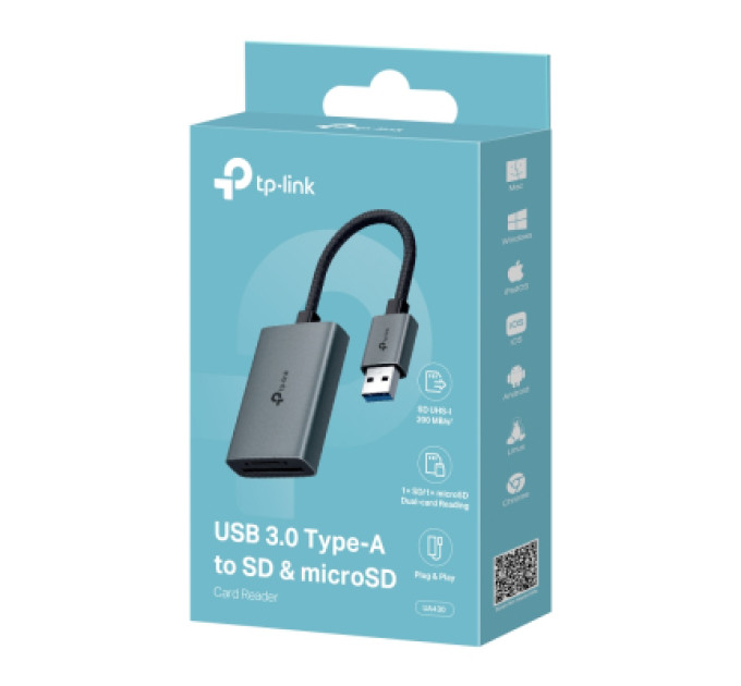 TP-Link Зчитувач флеш-карт TP-Link USB 2.0 to SD/TF (UA430)