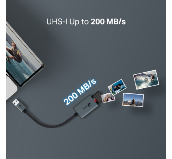 TP-Link Зчитувач флеш-карт TP-Link USB 2.0 to SD/TF (UA430)