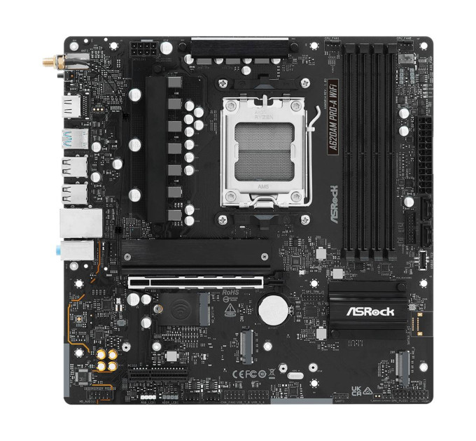ASRock Материнська плата ASRock A620AM Pro-A WiFi Socket AM5