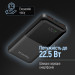 ColorWay Батарея універсальна ColorWay 10 000 mAh PD/22.5W, QC/3.0, LCD, Black (CW-PB100LPB3BK-PDD)
