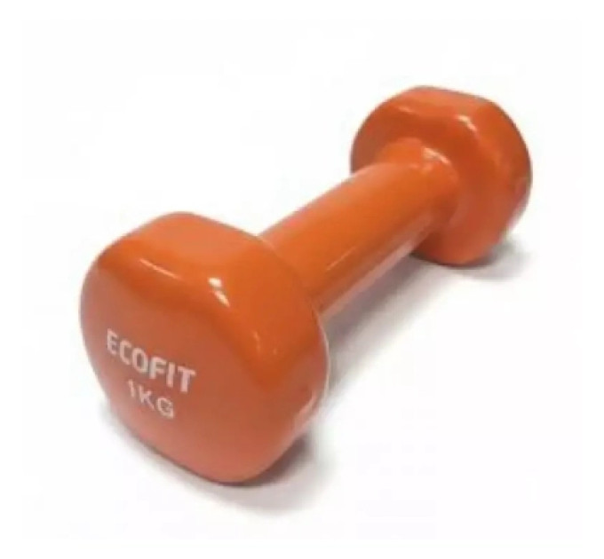 Ecofit Гантель Ecofit MD2025 з вініловим покриттям 1 кг (K00026984)