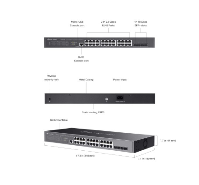TP-Link Комутатор мережевий TP-Link SG3428X-M2