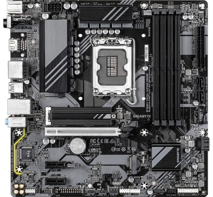 GIGABYTE Материнська плата Gigabyte B760M DS3H WiFi6E Gen5 Socket 1700
