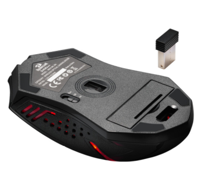 Defender Мишка Defender M601WL-BA Wireless + mouse pad Black/Red (78227)