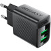 Acefast Зарядний пристрій Acefast 2xUSB 12W A86 black (6974316283270)