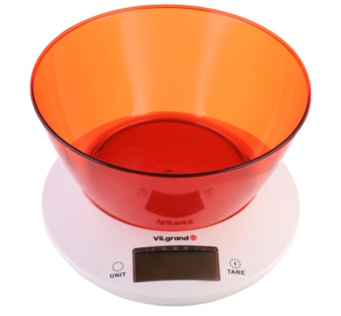 Vilgrand Ваги кухонні Vilgrand VKS-533C red