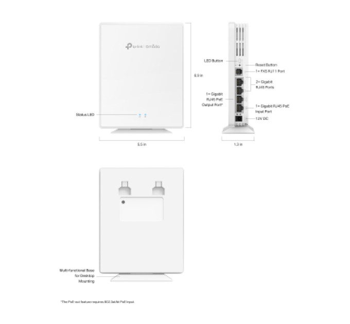 TP-Link Точка доступу Wi-Fi TP-Link EAP650-DESKTOP