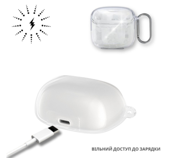 BeCover Чохол для навушників BeCover для JBL Tune Flex 2 Transparent (714829)