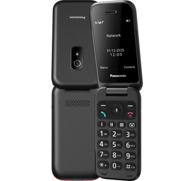 Panasonic Мобільний телефон Panasonic KX-TF600 Black (KX-TF600EXB)