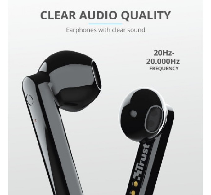 Trust Навушники Trust Primo Touch True Wireless Mic Black (23712)