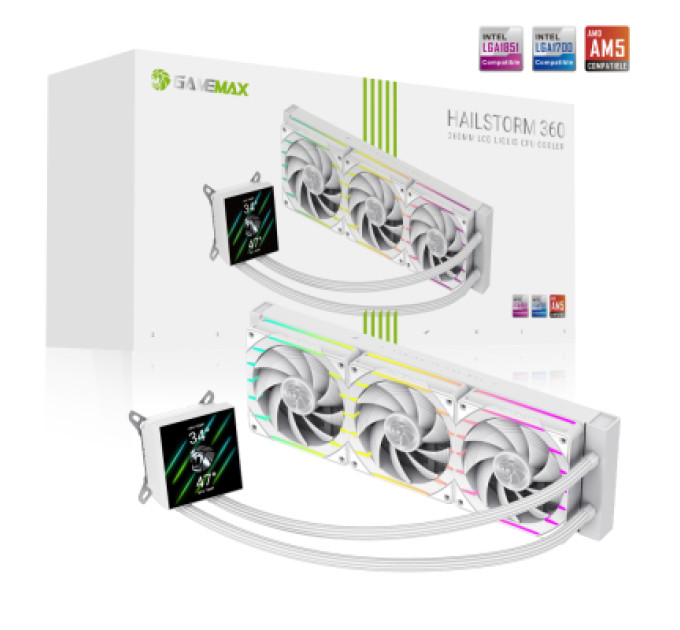 Gamemax Кулер до процесора Gamemax HAILSTORM 360 WH