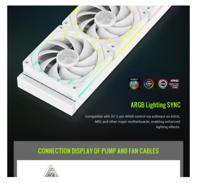 Gamemax Кулер до процесора Gamemax HAILSTORM 360 WH