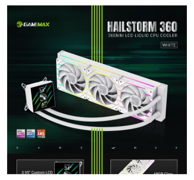Gamemax Кулер до процесора Gamemax HAILSTORM 360 WH