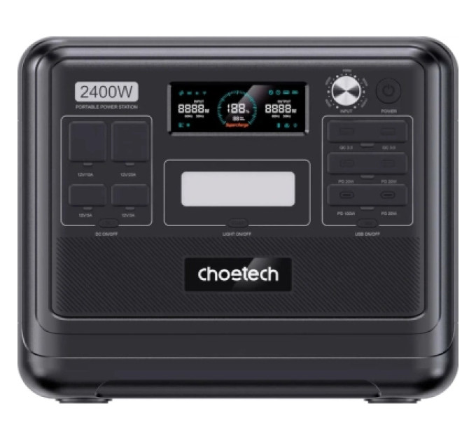 Choetech Зарядна станція Choetech BS008-BQB 2400W 2048Wh (BS008-BQB)