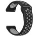 ZZKM Ремінець BeCover Vents Style для Xiaomi iMi KW66/Mi Watch Color/Watch S1 Active/Haylou LS01/LS05 Black-Grey (705801)