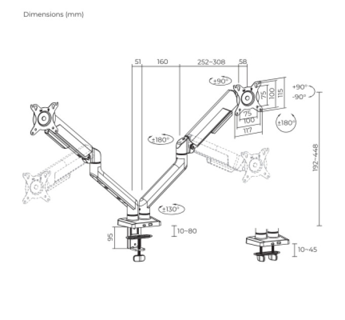 ITech Кронштейн ITech LDT117-C024E