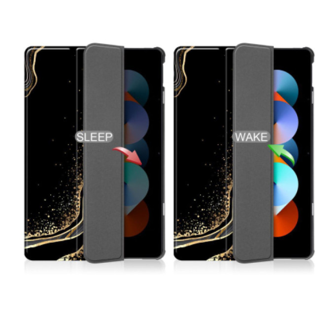BeCover Чохол до планшета BeCover Smart Case Apple iPad Air 11" M4 2026 Black Abstraction (715204)