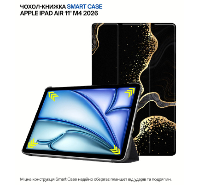 BeCover Чохол до планшета BeCover Smart Case Apple iPad Air 11" M4 2026 Black Abstraction (715204)