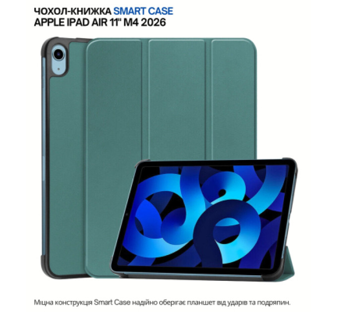 BeCover Чохол до планшета BeCover Smart Case Apple iPad Air 11" M4 2026 Dark Green (715196)
