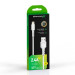 Grand-X Дата кабель USB 2.0 AM to Lightning 1.0m 2.4A white Grand-X (PL-05W)