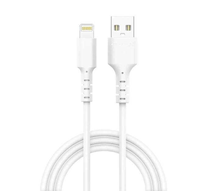 Grand-X Дата кабель USB 2.0 AM to Lightning 1.0m 2.4A white Grand-X (PL-05W)
