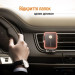 ColorWay Універсальний автотримач ColorWay Ultra-mini. автозажим, Wireless Charger 15W Black (CW-CHAW069Q-BK)