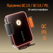 ColorWay Універсальний автотримач ColorWay Ultra-mini. автозажим, Wireless Charger 15W Black (CW-CHAW069Q-BK)