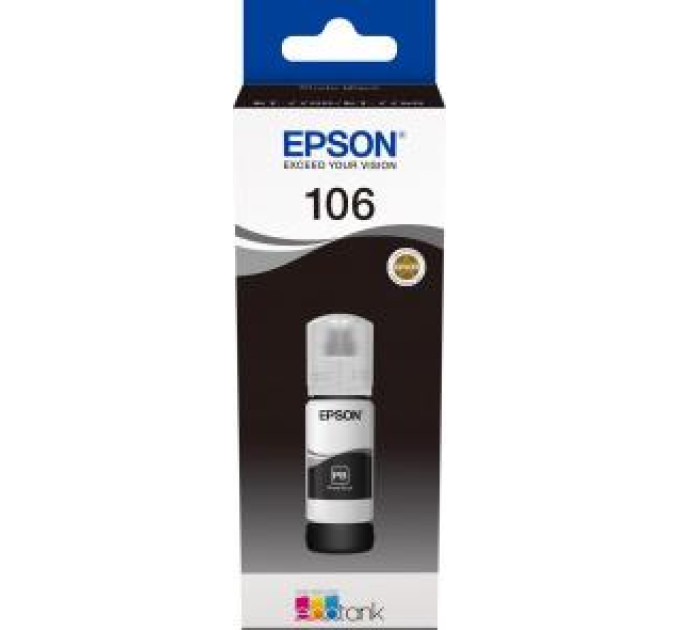 EPSON supplies Контейнер з чорнилом Epson 106 EcoTank L7160/L7180 black