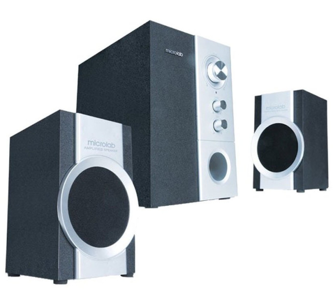 Microlab Акустична система MICROLAB M-590 2.1, 14W, mini-jack,чорний